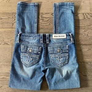 Rock Revival Alivia Distressed Straight Leg Jeans